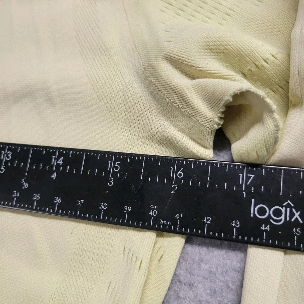 Lululemon Swiftly Tech Long Sleeve Shirt Yellow Lime Green Seamless Training Top